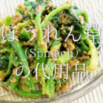 【小松菜の代用 7選】代わりになるのはコレ!!ほうれん草などおすすめ代替品を紹介